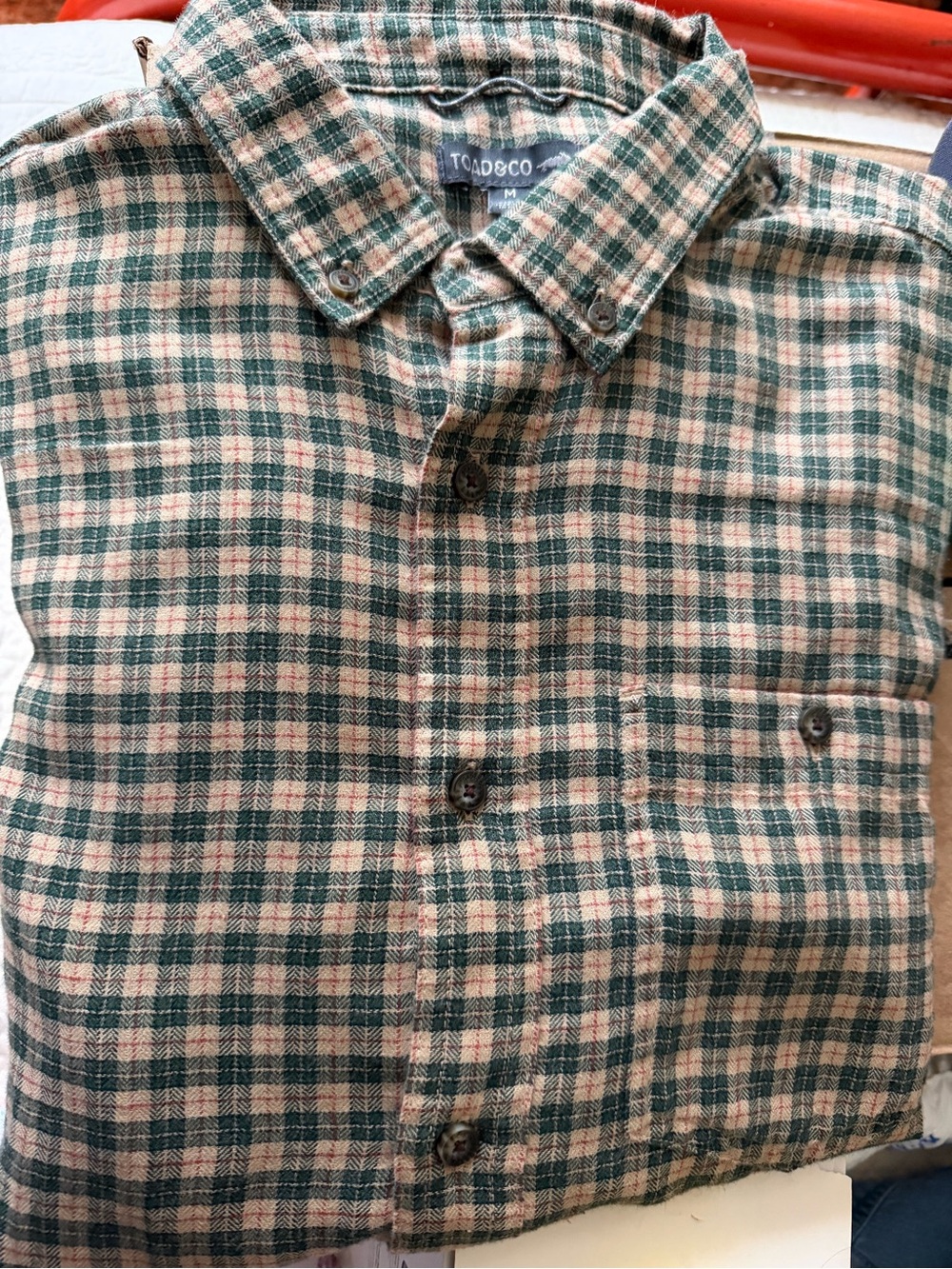 Toad and Co brand new button down shirt